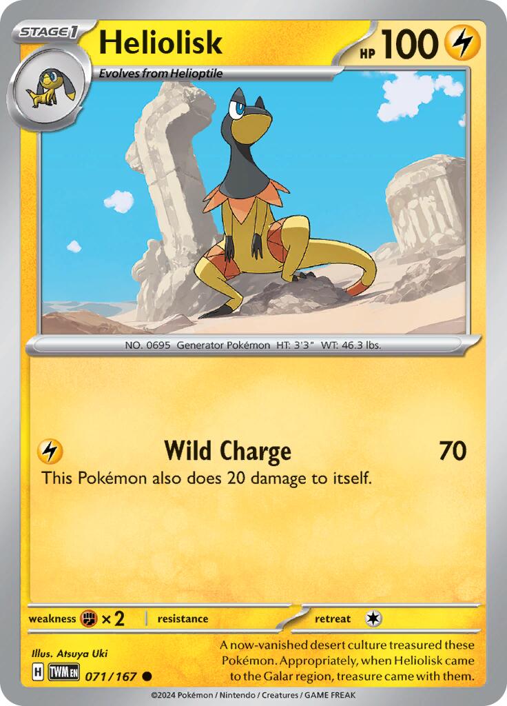 Heliolisk (071/167) [Scarlet & Violet: Twilight Masquerade] | Infinity Cards & Collectibles