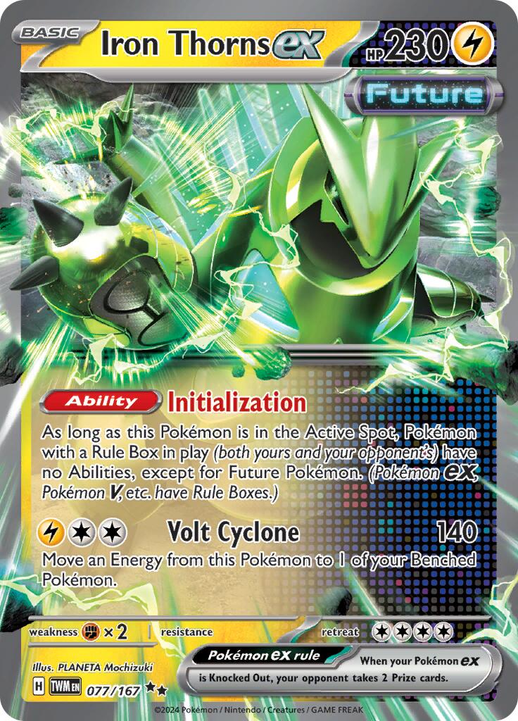 Iron Thorns ex (077/167) [Scarlet & Violet: Twilight Masquerade] | Infinity Cards & Collectibles