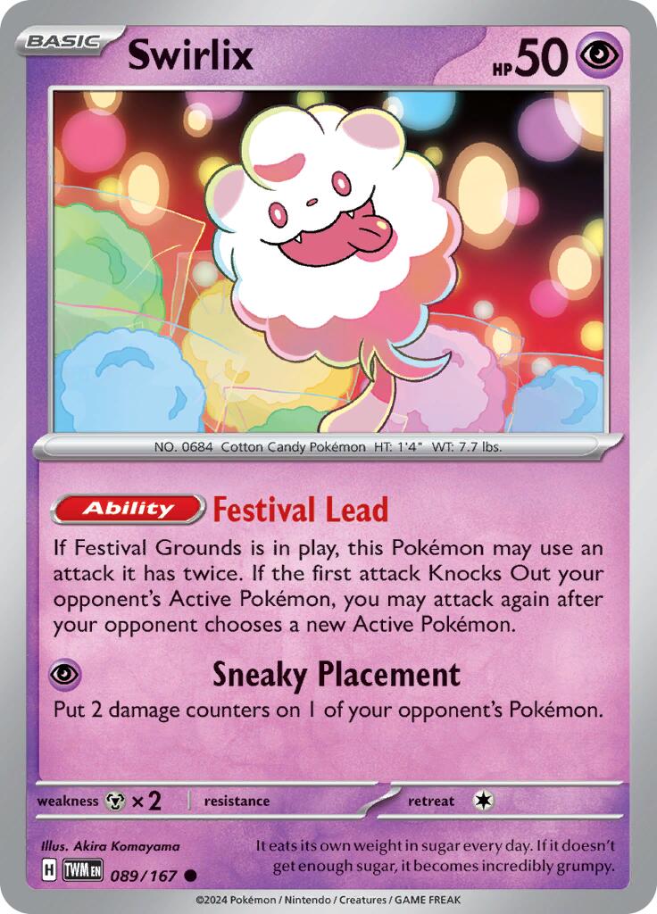 Swirlix (089/167) [Scarlet & Violet: Twilight Masquerade] | Infinity Cards & Collectibles