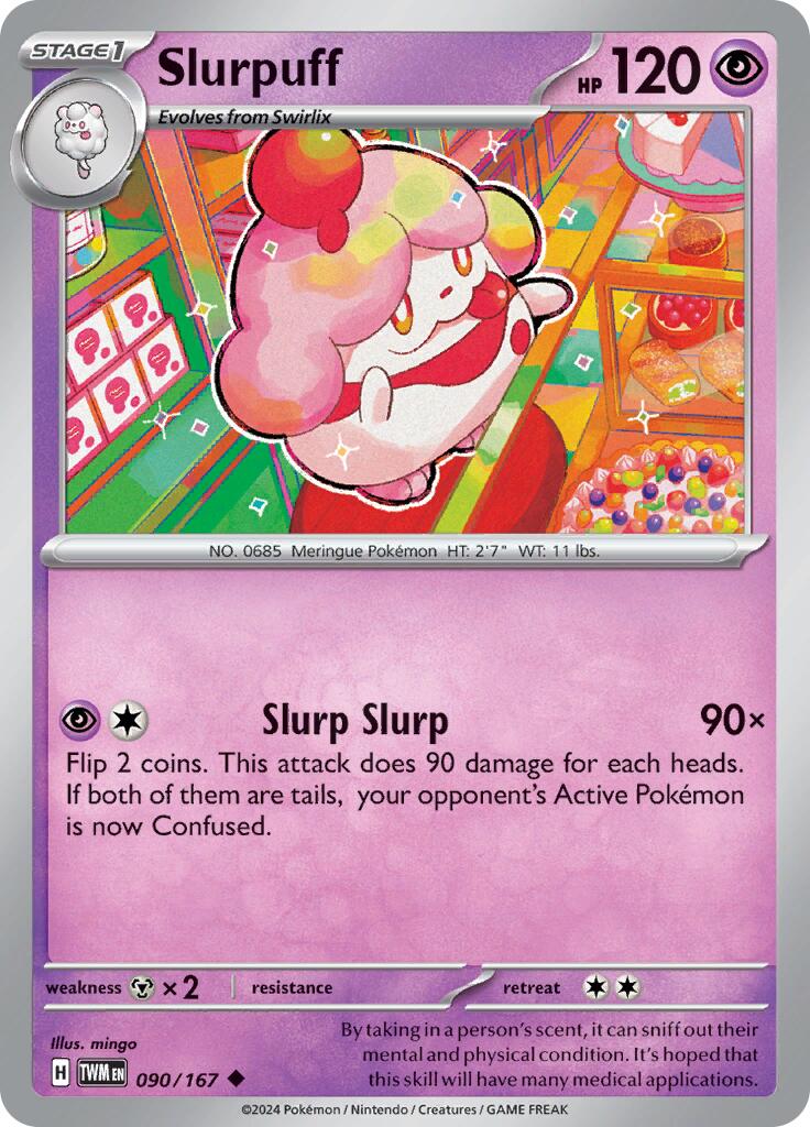 Slurpuff (090/167) [Scarlet & Violet: Twilight Masquerade] | Infinity Cards & Collectibles