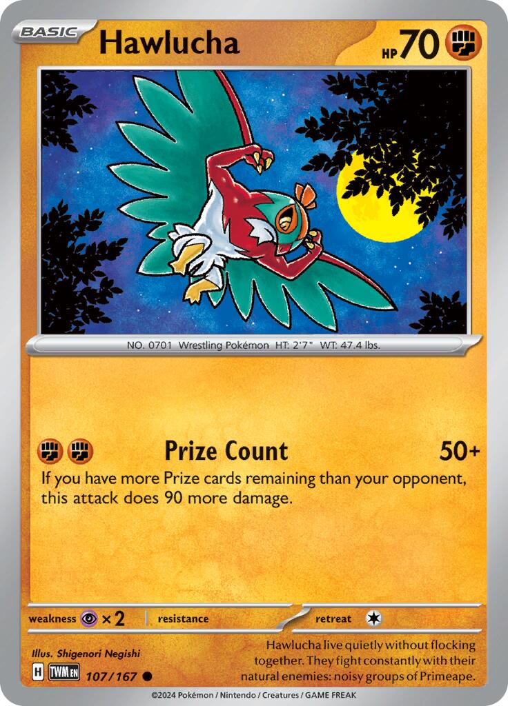 Hawlucha (107/167) [Scarlet & Violet: Twilight Masquerade] | Infinity Cards & Collectibles