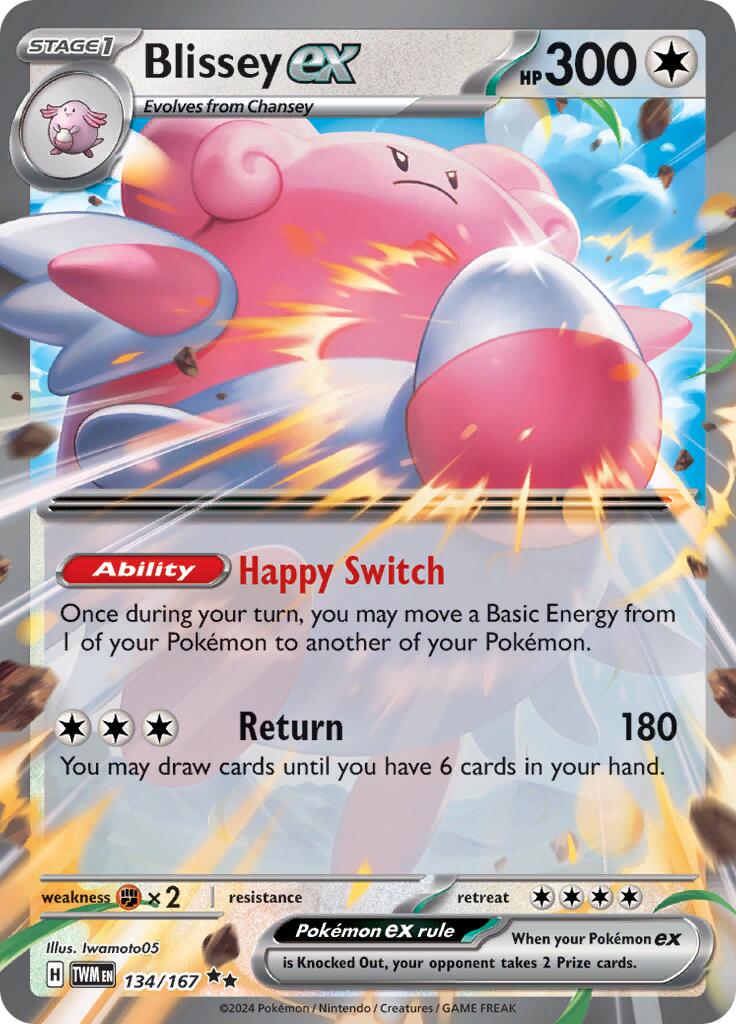 Blissey ex (134/167) [Scarlet & Violet: Twilight Masquerade] | Infinity Cards & Collectibles