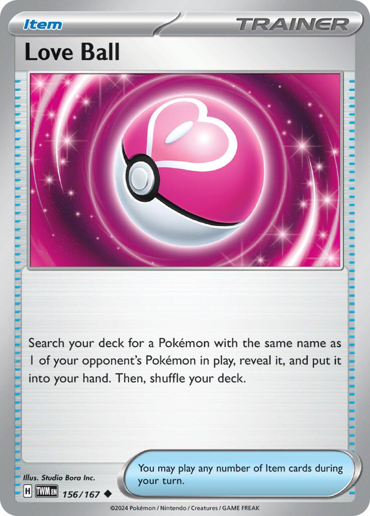 Love Ball (156/167) [Scarlet & Violet: Twilight Masquerade] | Infinity Cards & Collectibles