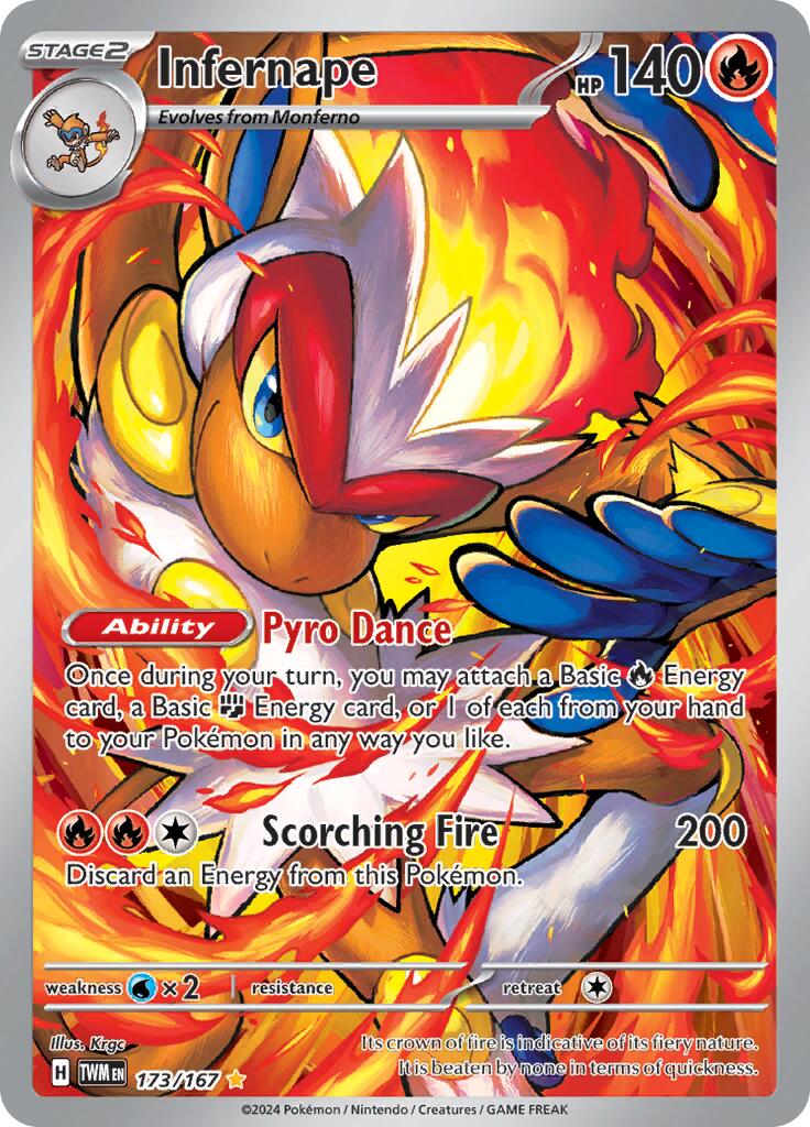 Infernape (173/167) [Scarlet & Violet: Twilight Masquerade] | Infinity Cards & Collectibles