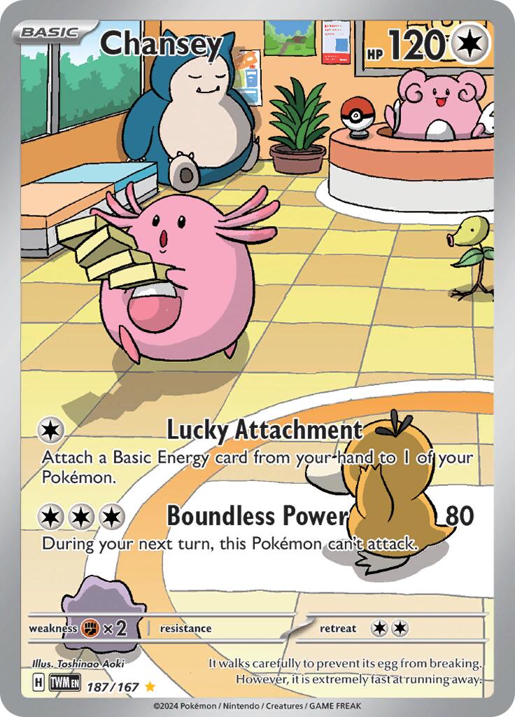 Chansey (187/167) [Scarlet & Violet: Twilight Masquerade] | Infinity Cards & Collectibles