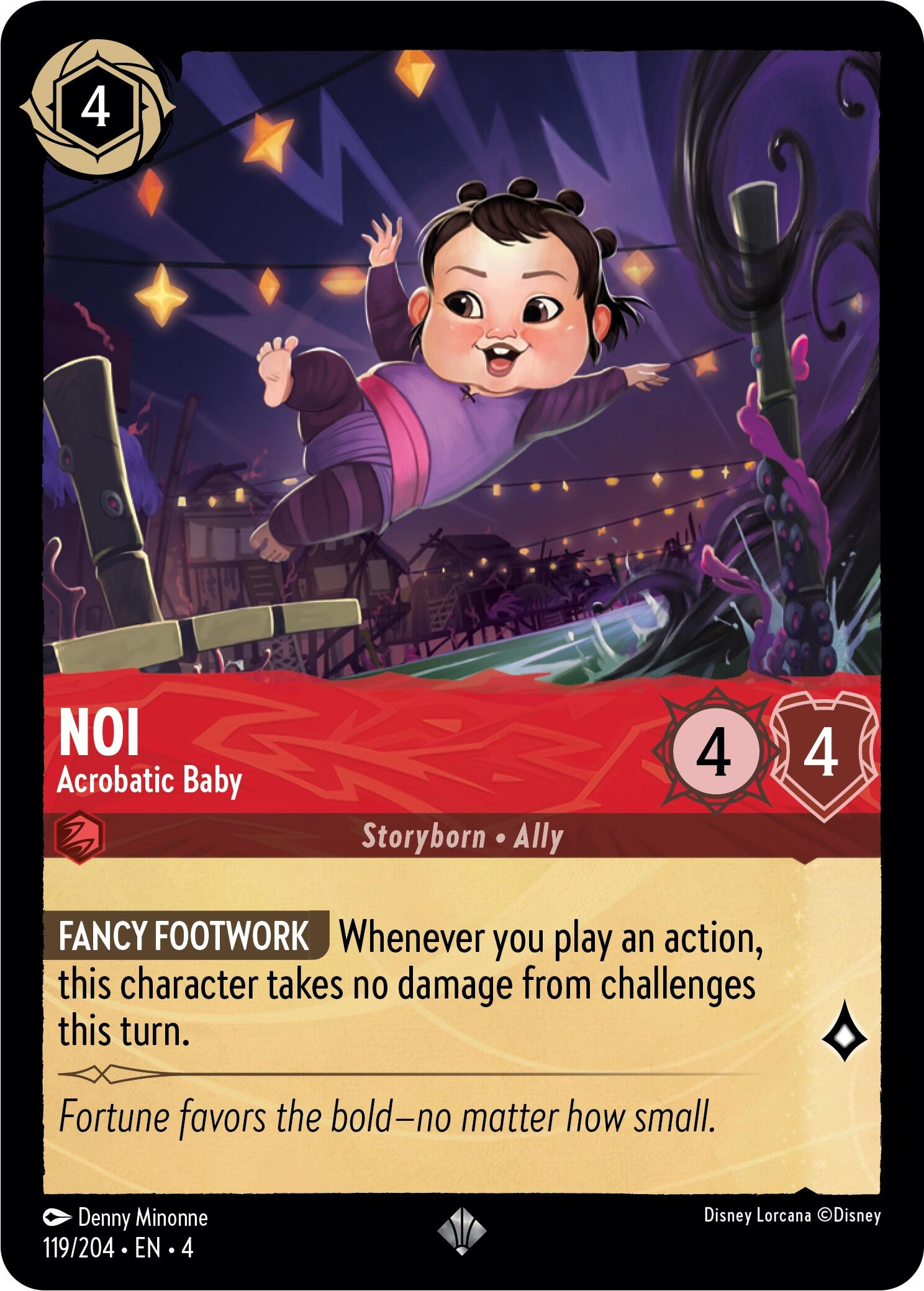 Noi - Acrobatic Baby (119/204) [Ursula's Return] | Infinity Cards & Collectibles