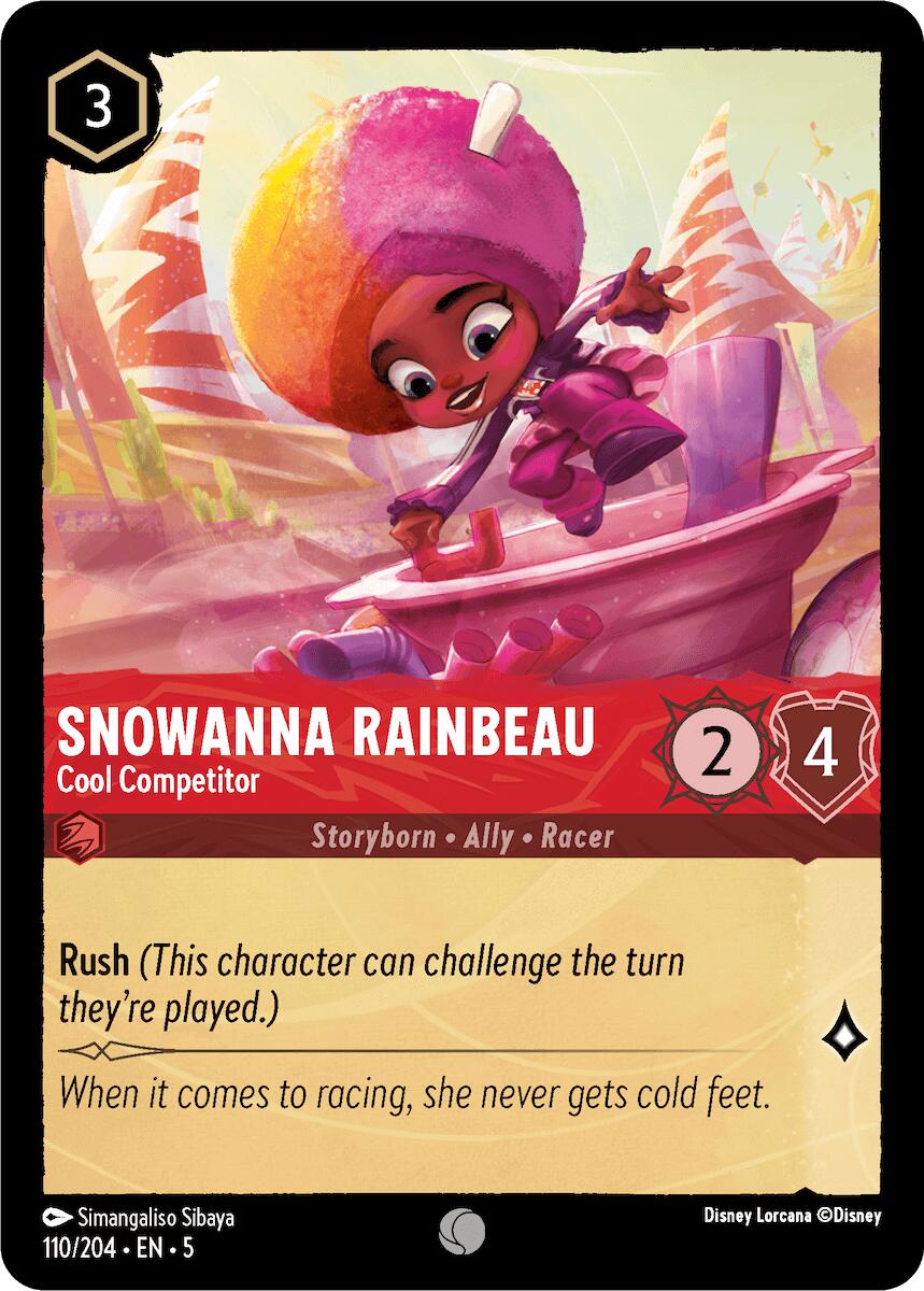 Snowanna Rainbeau - Cool Competitor (110/204) [Shimmering Skies] | Infinity Cards & Collectibles