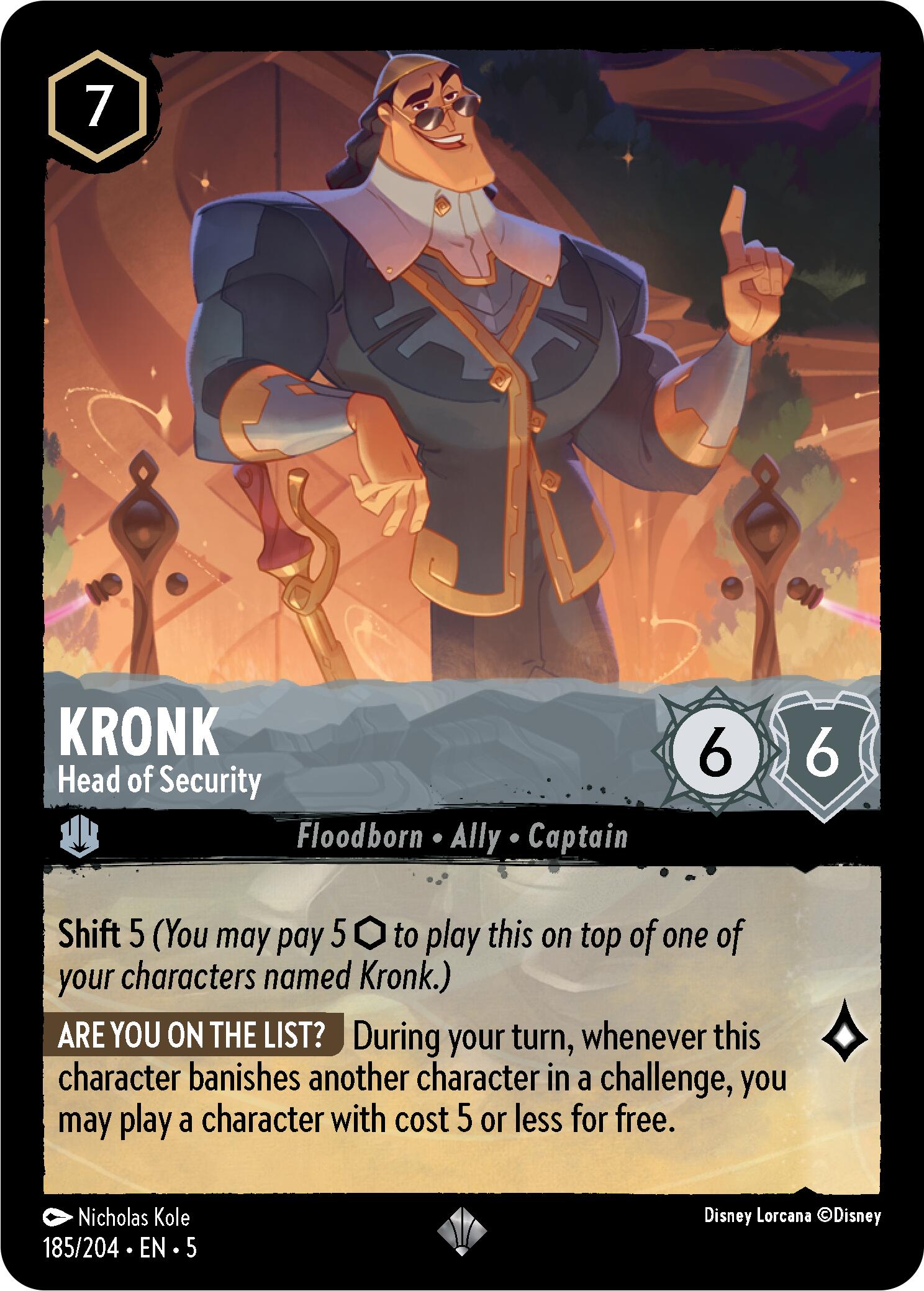 Kronk - Head of Security (185/204) [Shimmering Skies] | Infinity Cards & Collectibles