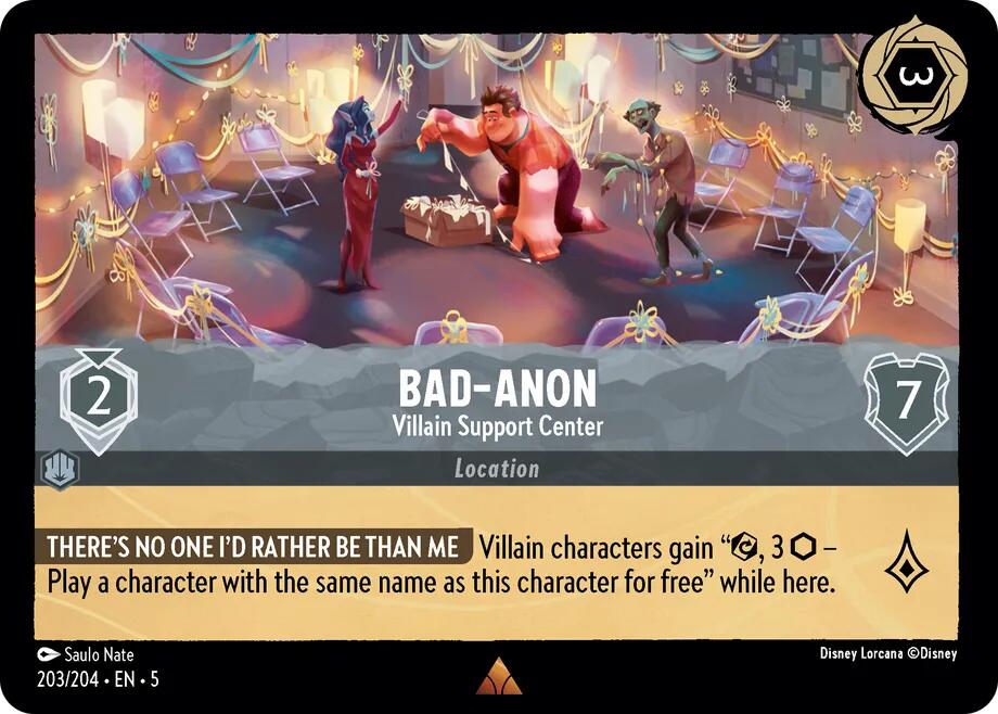 Bad-Anon - Villain Support Center (203/204) [Shimmering Skies] | Infinity Cards & Collectibles