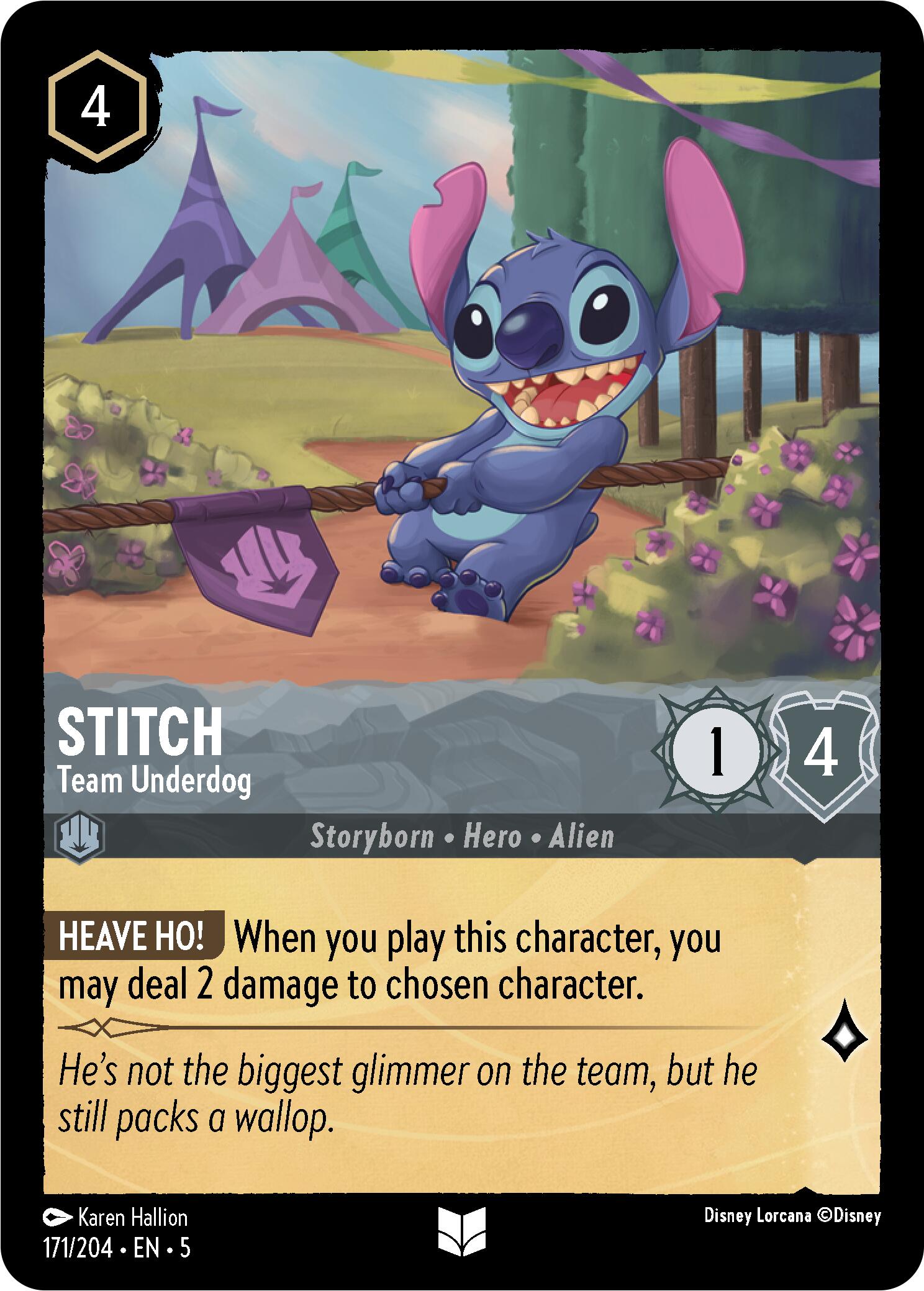Stitch - Team Underdog (171/204) [Shimmering Skies] | Infinity Cards & Collectibles