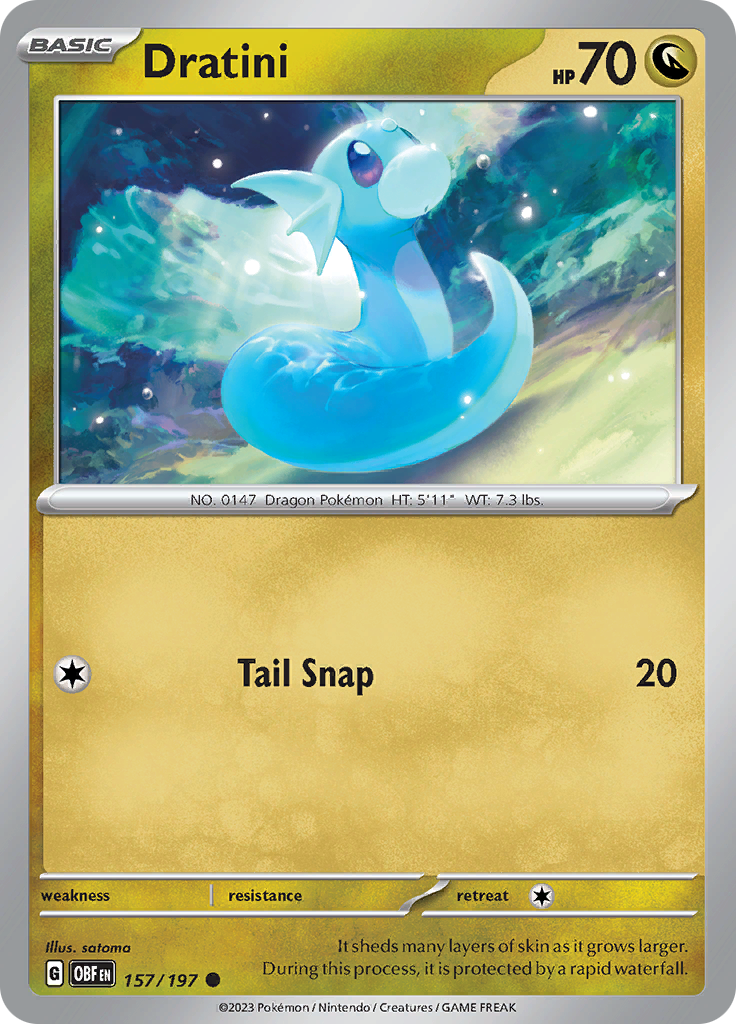 Dratini (157/197) [Scarlet & Violet: Obsidian Flames] | Infinity Cards & Collectibles