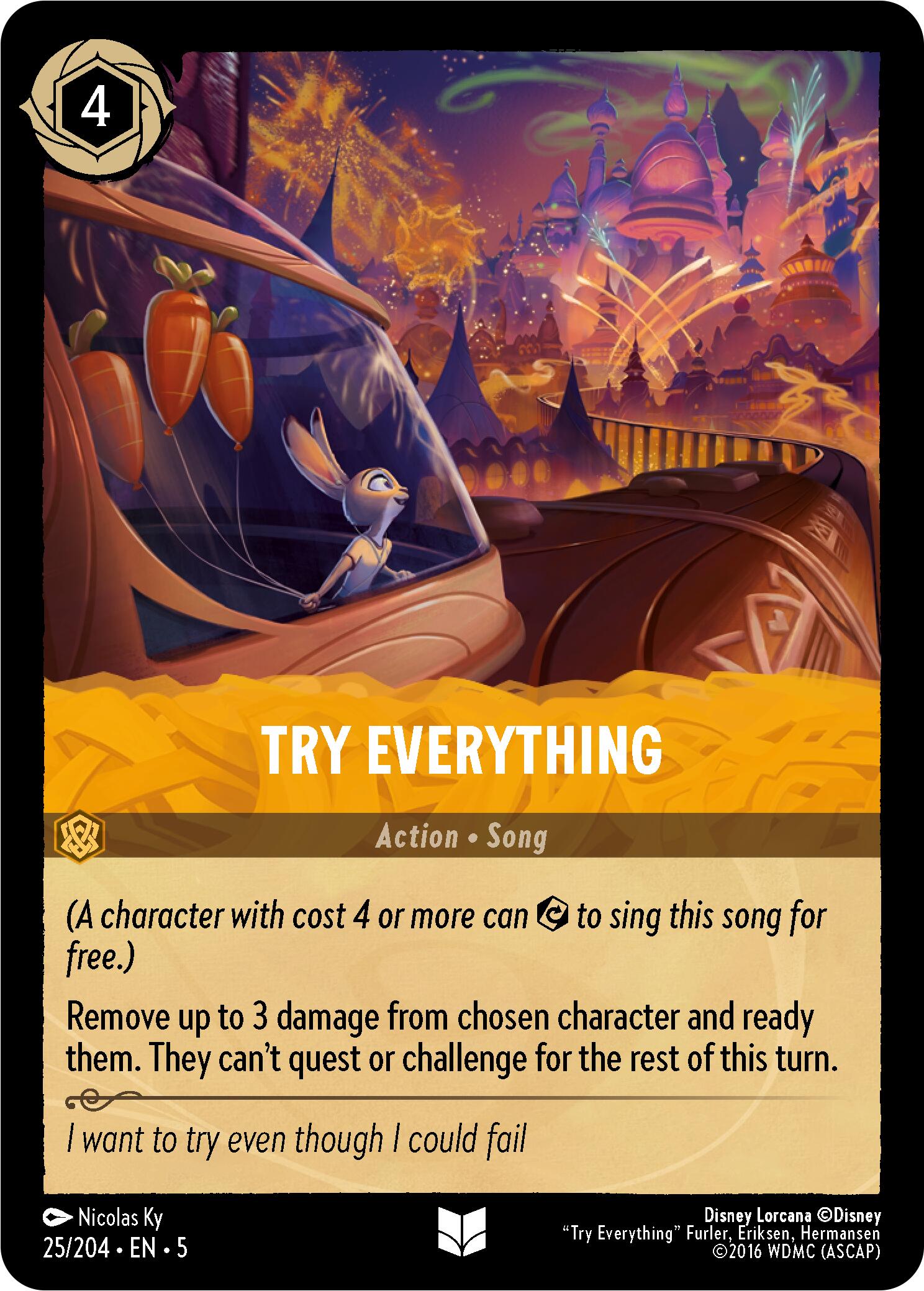 Try Everything (25/204) [Shimmering Skies] | Infinity Cards & Collectibles