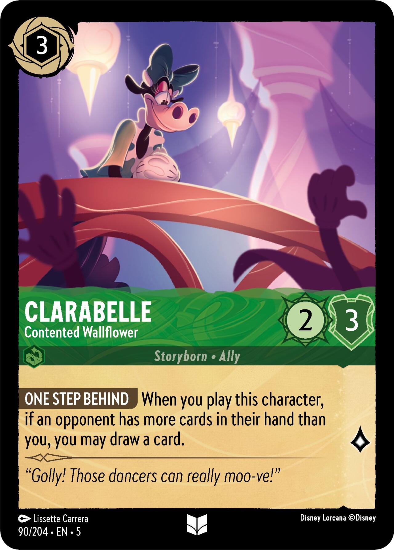 Clarabelle - Contented Wallflower (90/204) [Shimmering Skies] | Infinity Cards & Collectibles