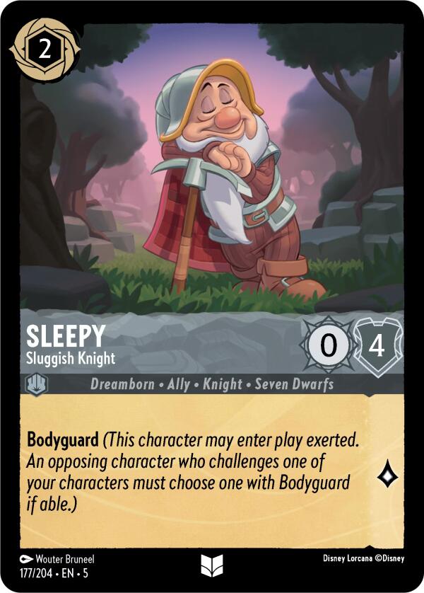 Sleepy - Sluggish Knight (177/204) [Shimmering Skies] | Infinity Cards & Collectibles