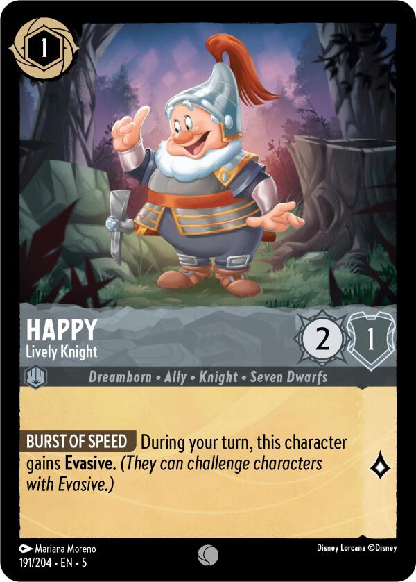 Happy - Lively Knight (191/204) [Shimmering Skies] | Infinity Cards & Collectibles