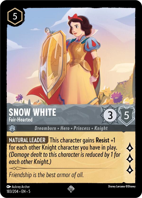 Snow White - Fair-Hearted (183/204) [Shimmering Skies] | Infinity Cards & Collectibles