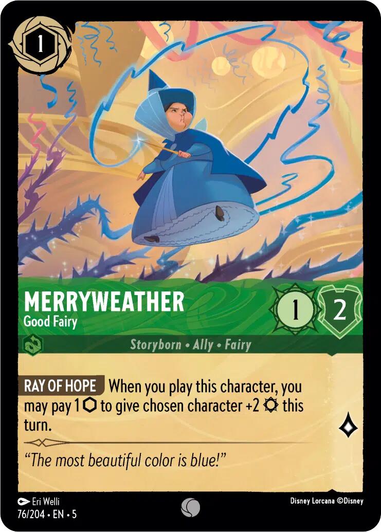 Merryweather - Good Fairy (76/204) [Shimmering Skies] | Infinity Cards & Collectibles