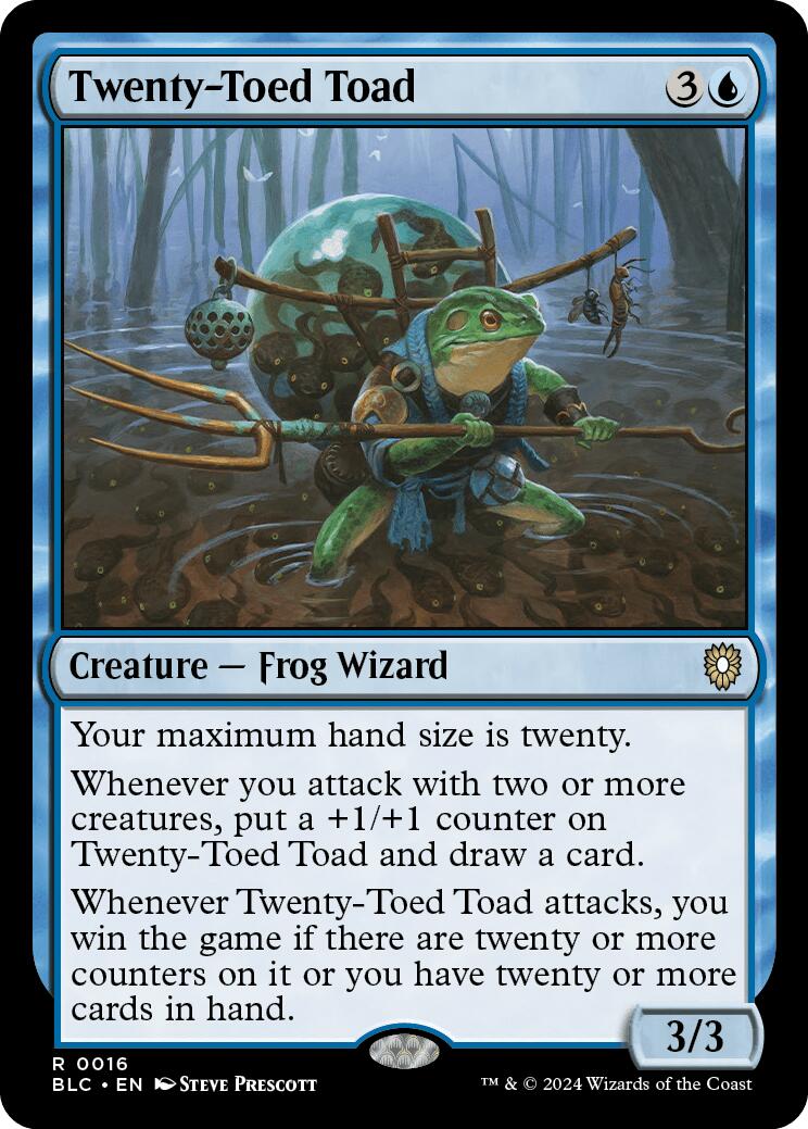 Twenty-Toed Toad [Bloomburrow Commander] | Infinity Cards & Collectibles