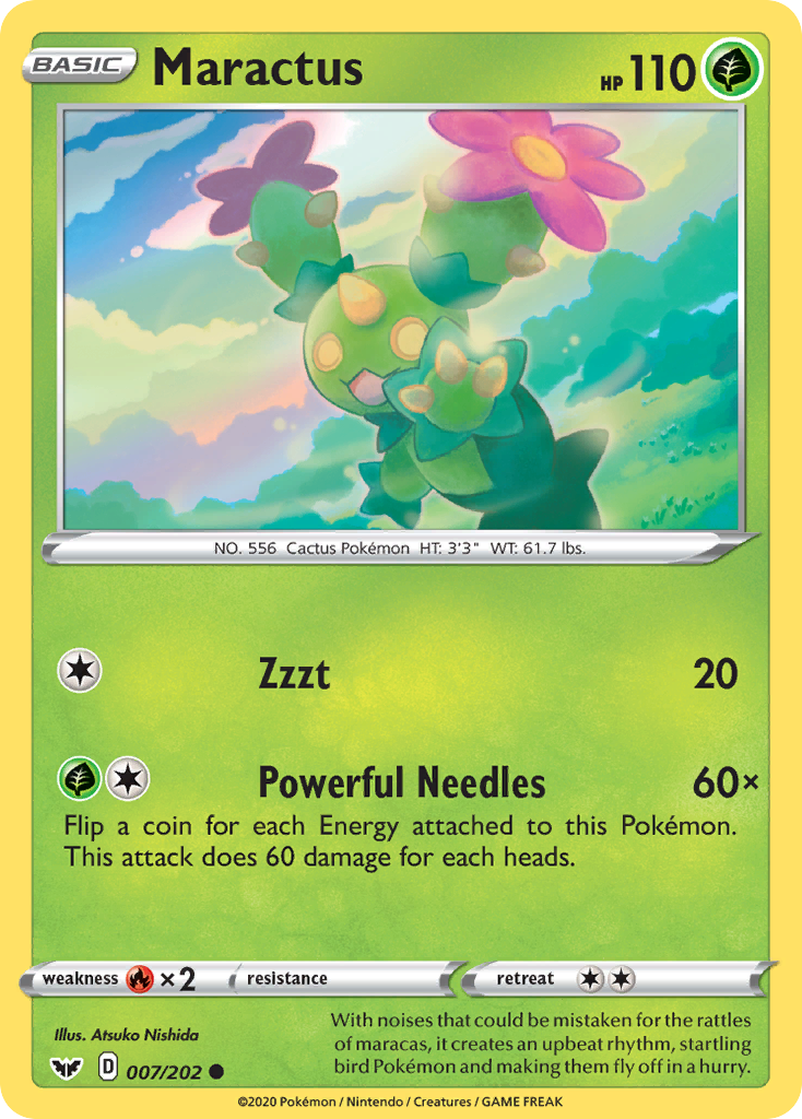 Maractus (007/202) [Sword & Shield: Base Set] | Infinity Cards & Collectibles