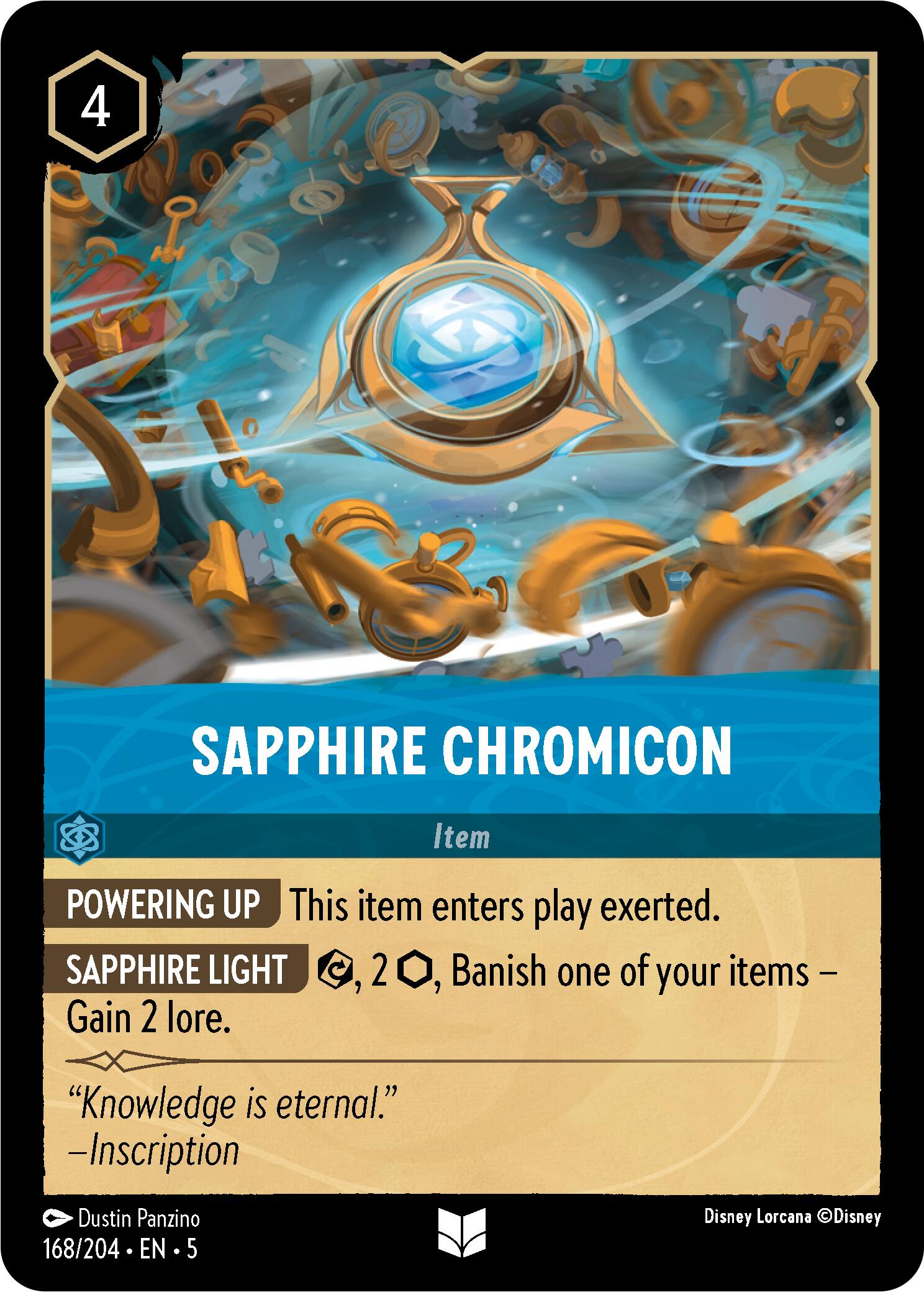 Sapphire Chromicon (168/204) [Shimmering Skies] | Infinity Cards & Collectibles