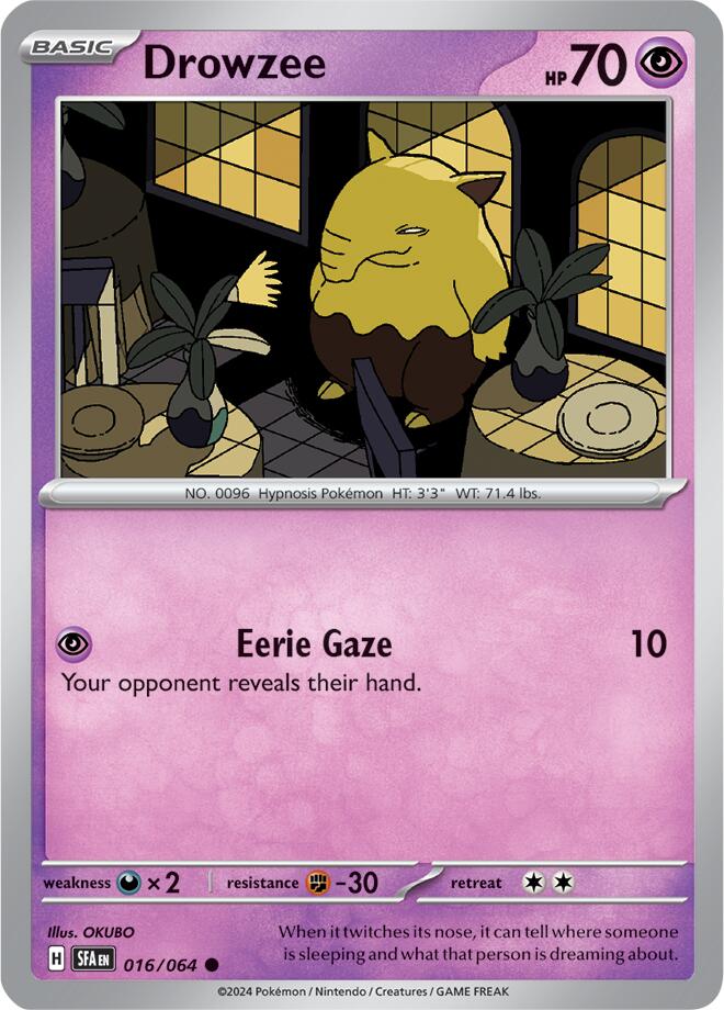 Drowzee (016/064) [Scarlet & Violet: Shrouded Fable] | Infinity Cards & Collectibles