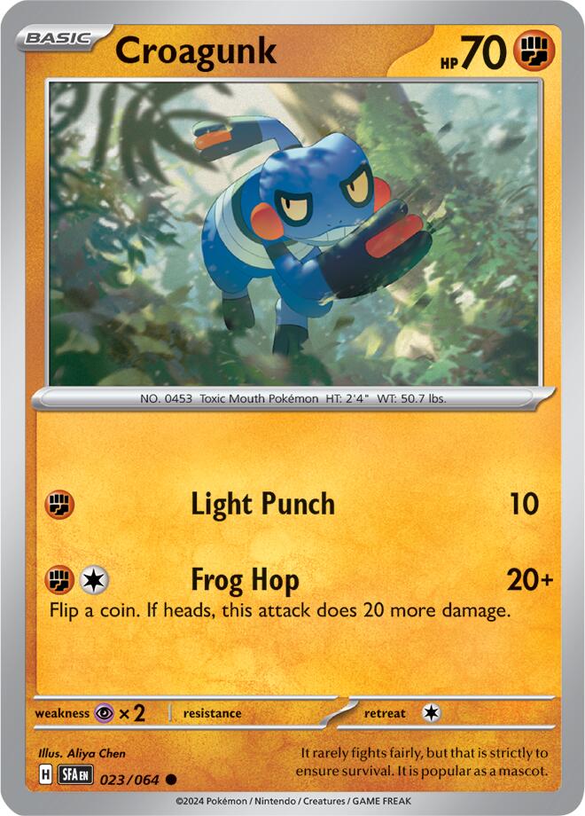Croagunk (023/064) [Scarlet & Violet: Shrouded Fable] | Infinity Cards & Collectibles
