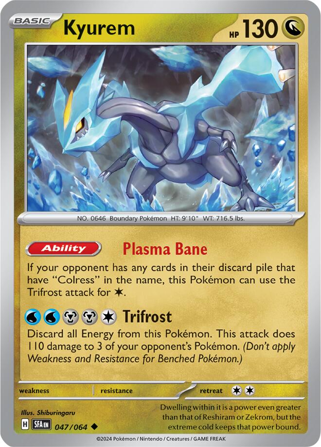 Kyurem (047/064) [Scarlet & Violet: Shrouded Fable] | Infinity Cards & Collectibles