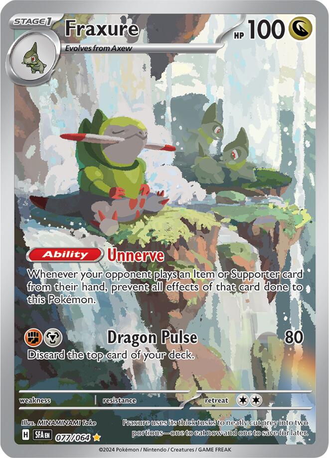 Fraxure (077/064) [Scarlet & Violet: Shrouded Fable] | Infinity Cards & Collectibles