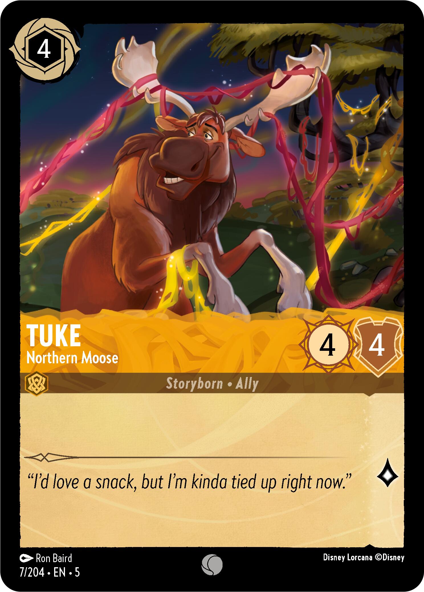 Tuke - Northern Moose (7/204) [Shimmering Skies] | Infinity Cards & Collectibles