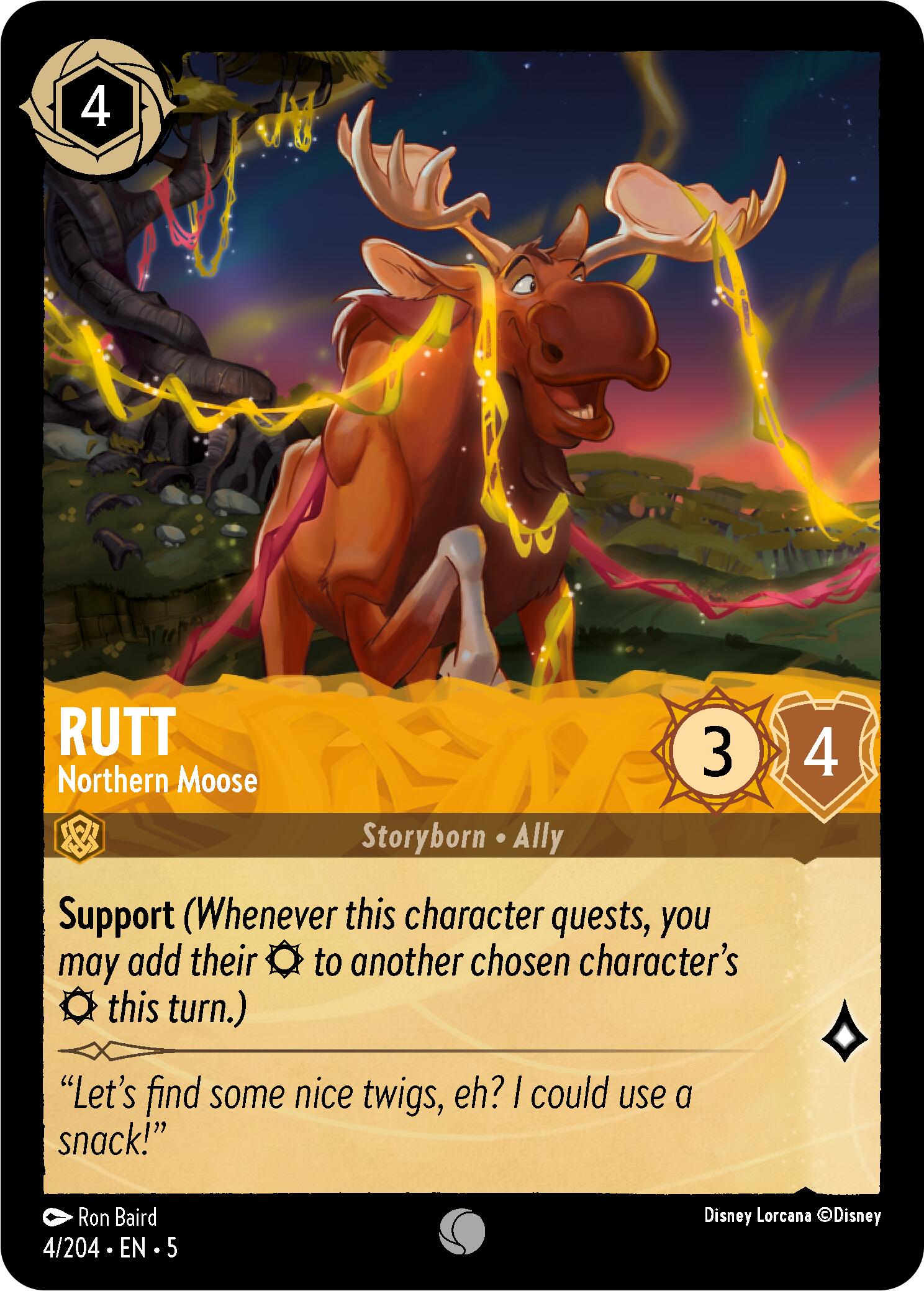 Rutt - Northern Moose (4/204) [Shimmering Skies] | Infinity Cards & Collectibles