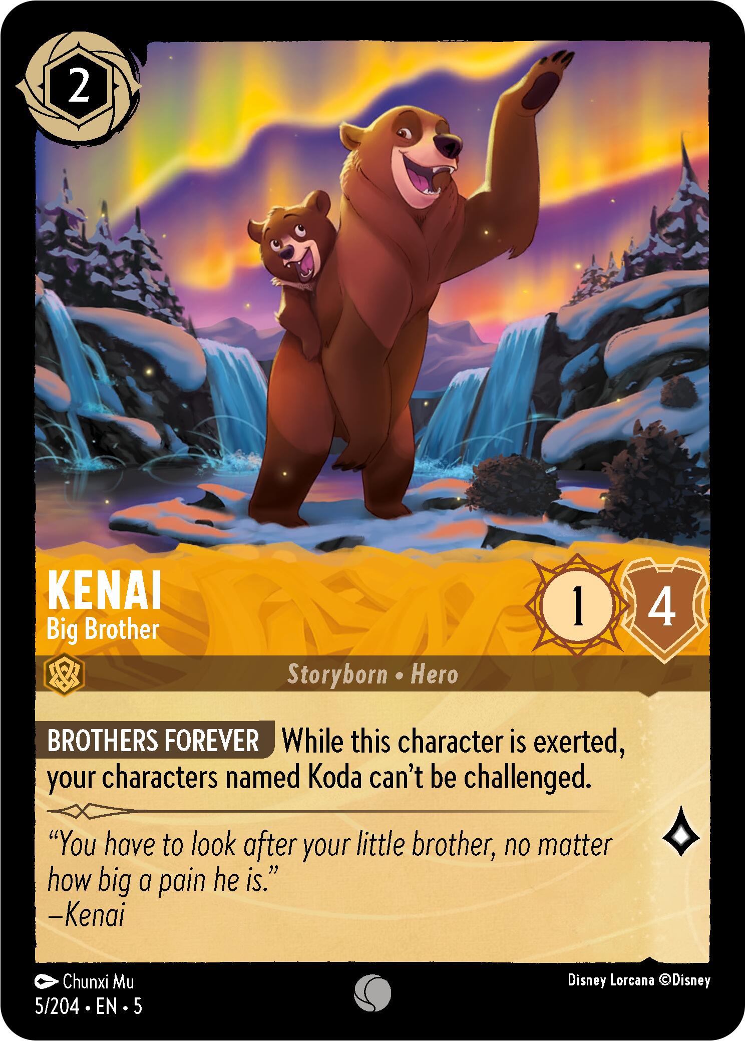 Kenai - Big Brother (5/204) [Shimmering Skies] | Infinity Cards & Collectibles