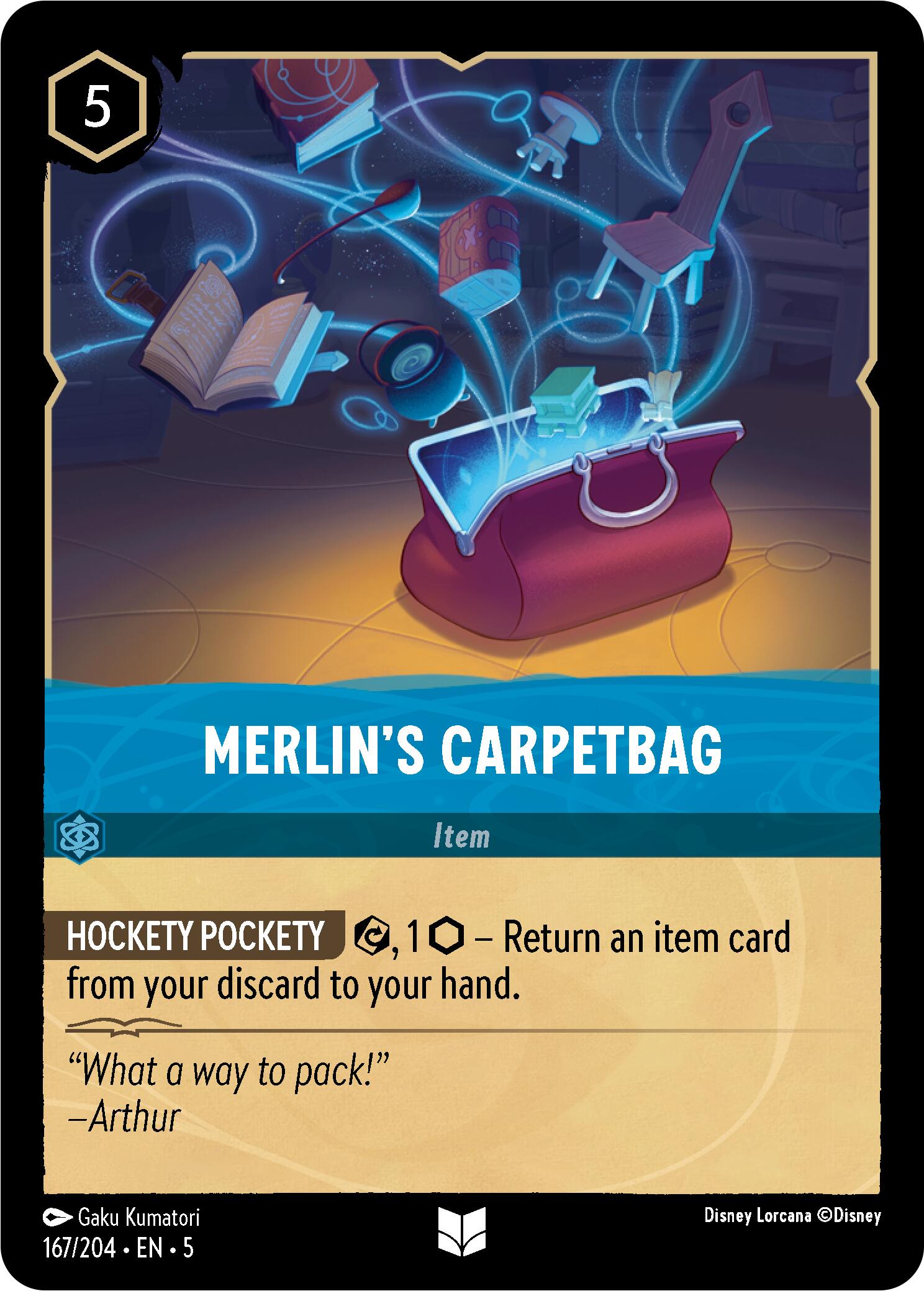 Merlin's Carpetbag (167/204) [Shimmering Skies] | Infinity Cards & Collectibles