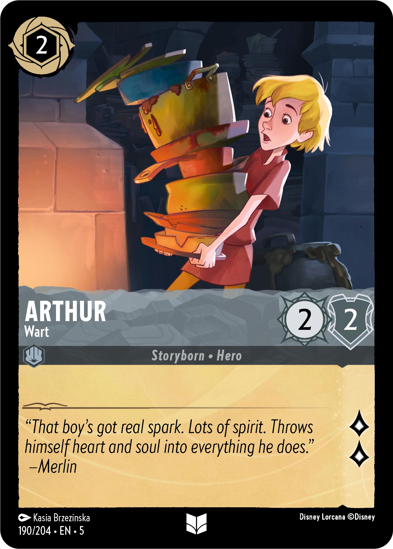 Arthur - Wart (190/204) [Shimmering Skies] | Infinity Cards & Collectibles