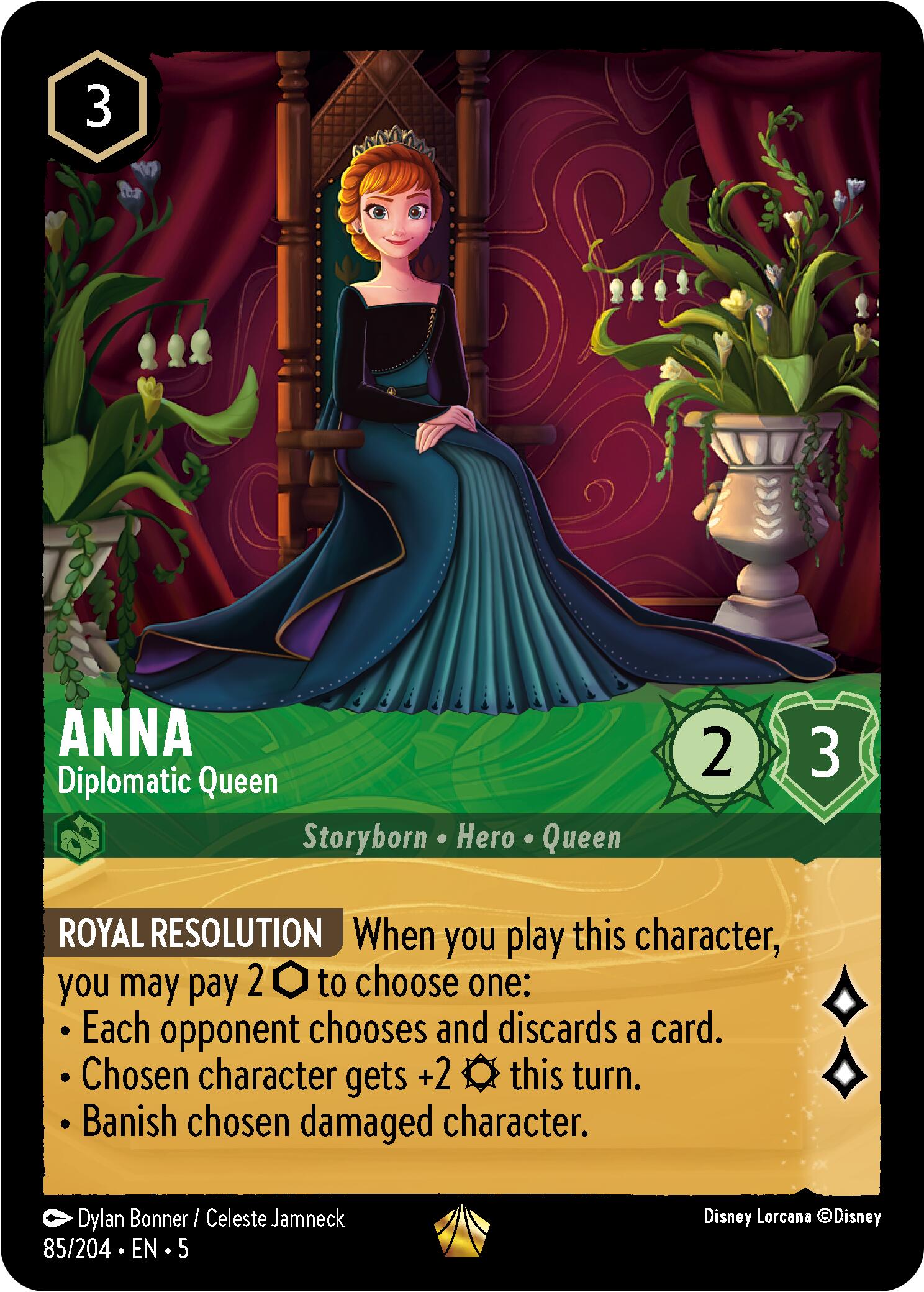 Anna - Diplomatic Queen (85/204) [Shimmering Skies] | Infinity Cards & Collectibles