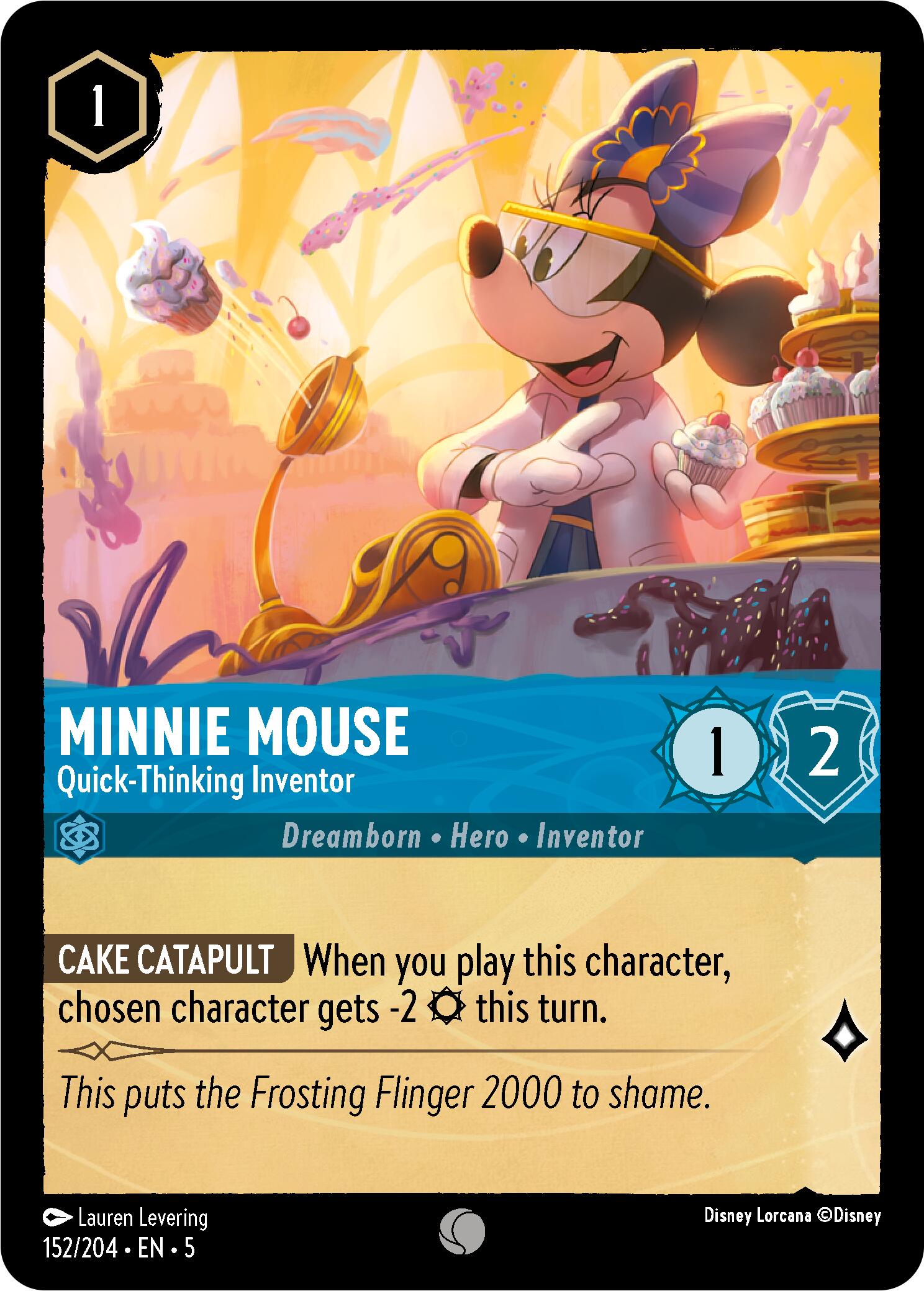 Minnie Mouse - Quick-Thinking Inventor (152/204) [Shimmering Skies] | Infinity Cards & Collectibles