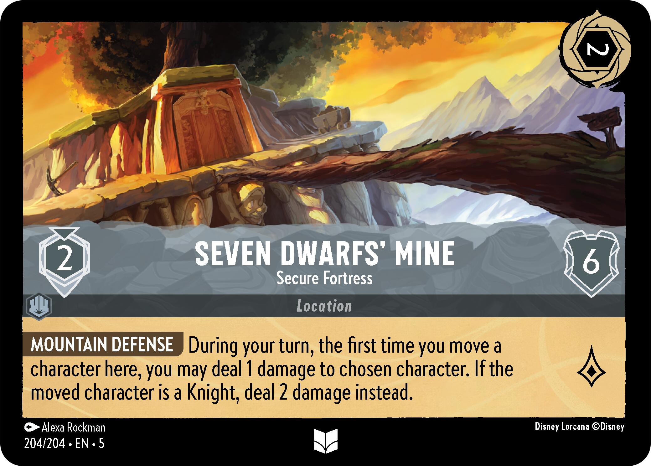 Seven Dwarfs' Mine - Secure Fortress (204/204) [Shimmering Skies] | Infinity Cards & Collectibles