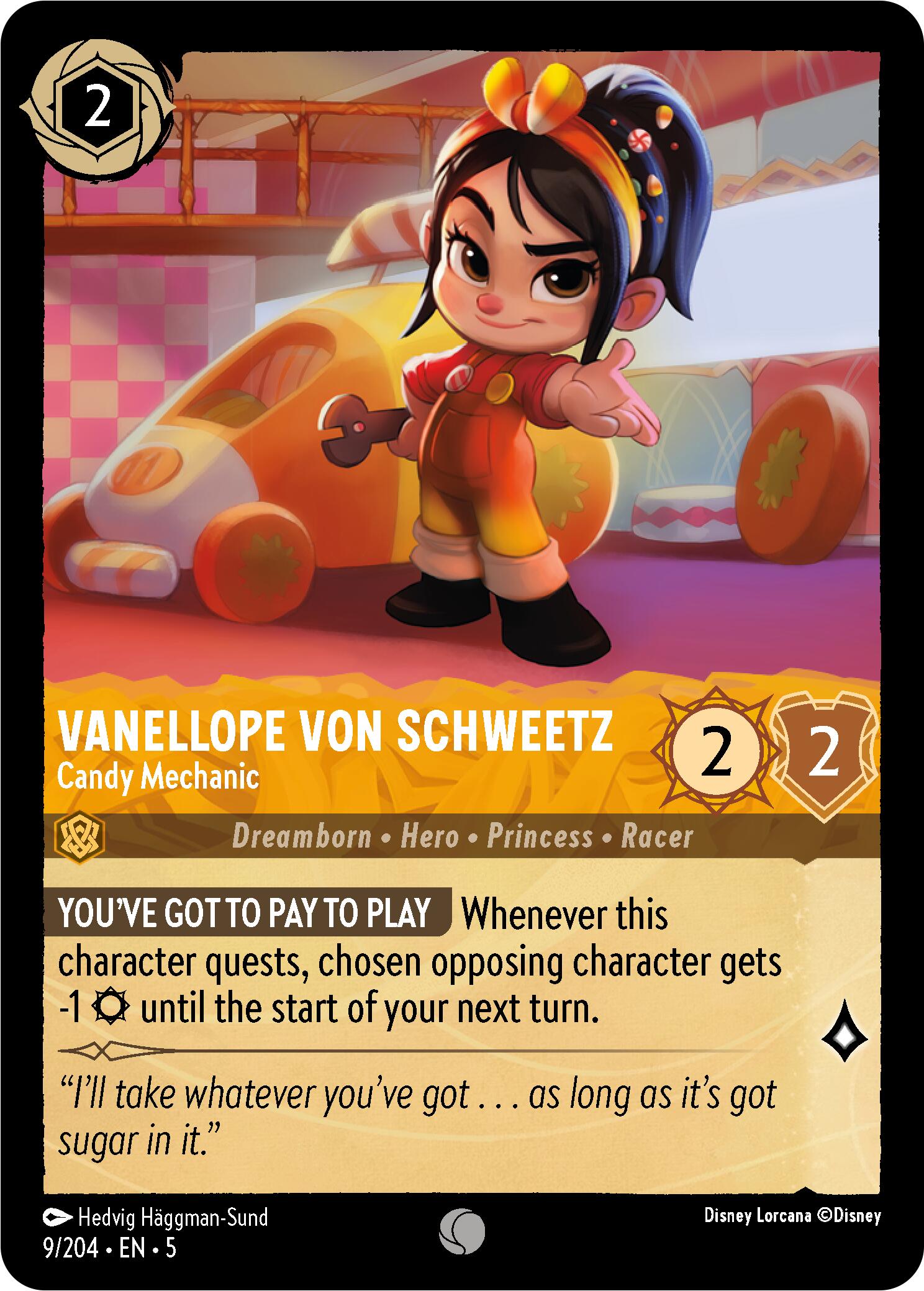 Vanellope von Schweetz - Candy Mechanic (9/204) [Shimmering Skies] | Infinity Cards & Collectibles