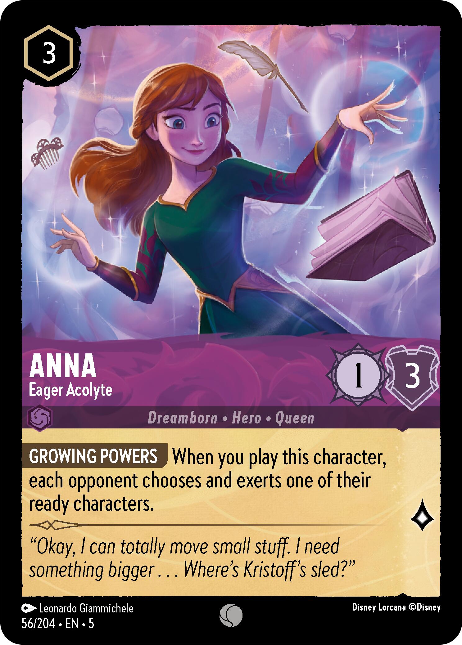 Anna - Eager Acolyte (56/204) [Shimmering Skies] | Infinity Cards & Collectibles