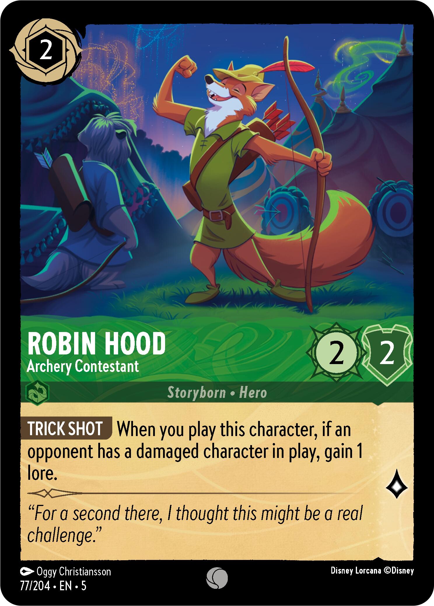 Robin Hood - Archery Contestant (77/204) [Shimmering Skies] | Infinity Cards & Collectibles