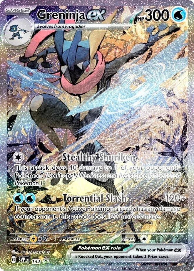 Greninja ex (132) [Scarlet & Violet: Black Star Promos] | Infinity Cards & Collectibles