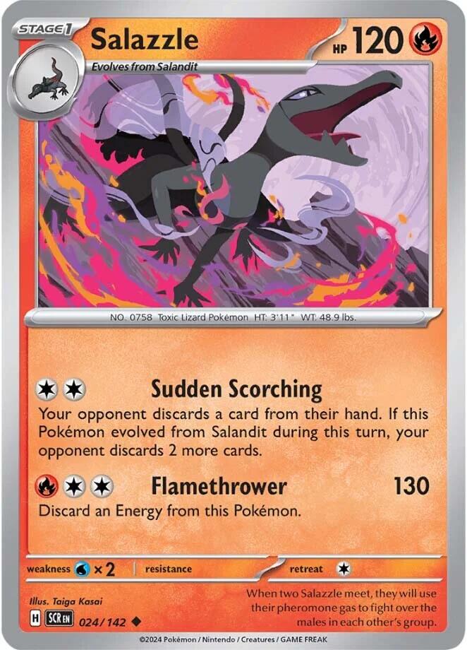 Salazzle (024/142) [Scarlet & Violet: Stellar Crown] | Infinity Cards & Collectibles