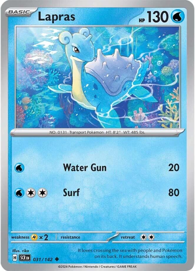 Lapras (031/142) [Scarlet & Violet: Stellar Crown] | Infinity Cards & Collectibles