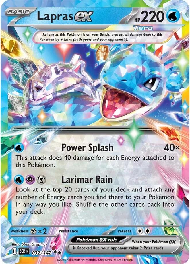 Lapras ex (032/142) [Scarlet & Violet: Stellar Crown] | Infinity Cards & Collectibles