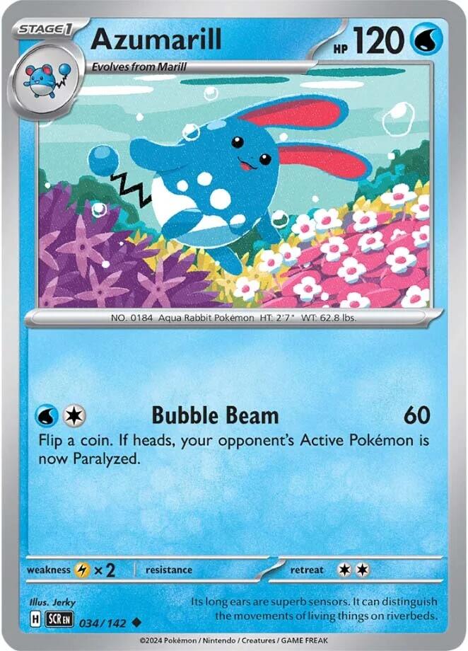 Azumarill (034/142) [Scarlet & Violet: Stellar Crown] | Infinity Cards & Collectibles