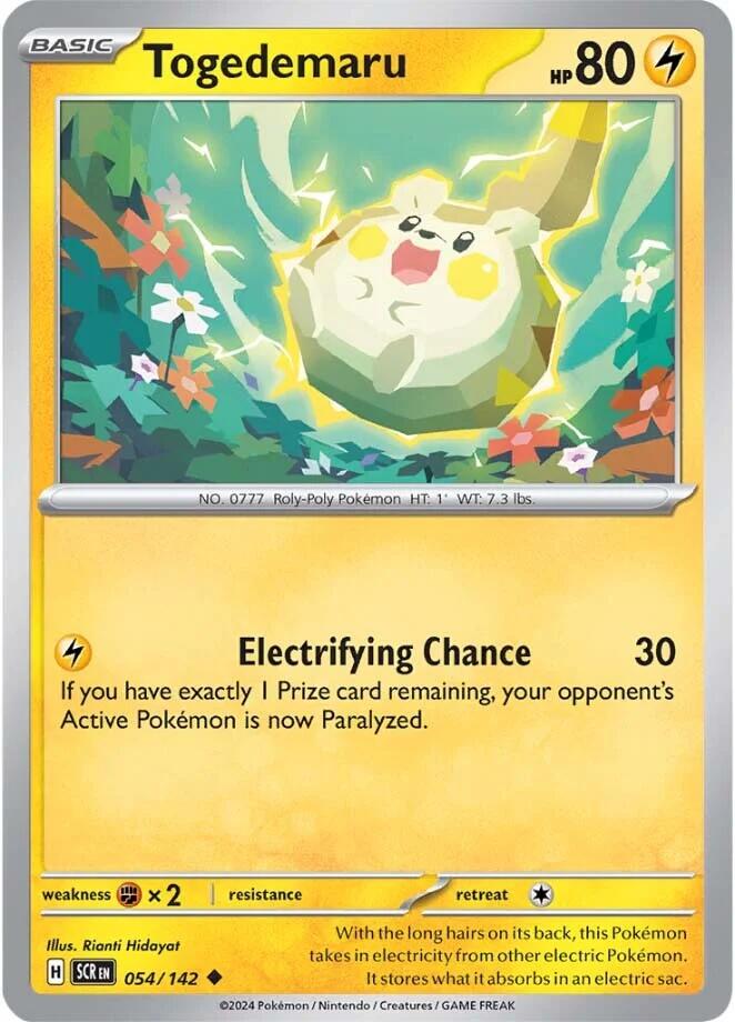 Togedemaru (054/142) [Scarlet & Violet: Stellar Crown] | Infinity Cards & Collectibles