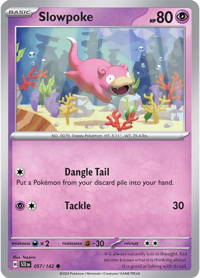 Slowpoke (057/142) [Scarlet & Violet: Stellar Crown] | Infinity Cards & Collectibles