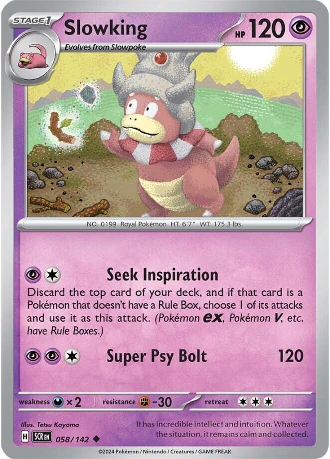 Slowking (058/142) [Scarlet & Violet: Stellar Crown] | Infinity Cards & Collectibles