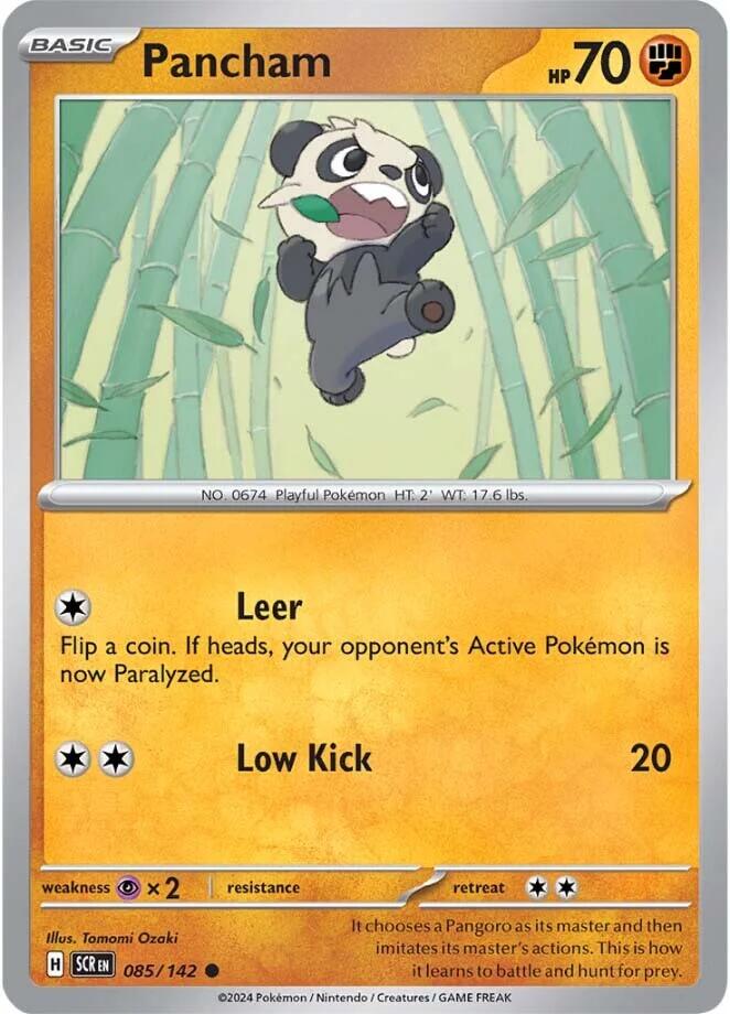 Pancham (085/142) [Scarlet & Violet: Stellar Crown] | Infinity Cards & Collectibles