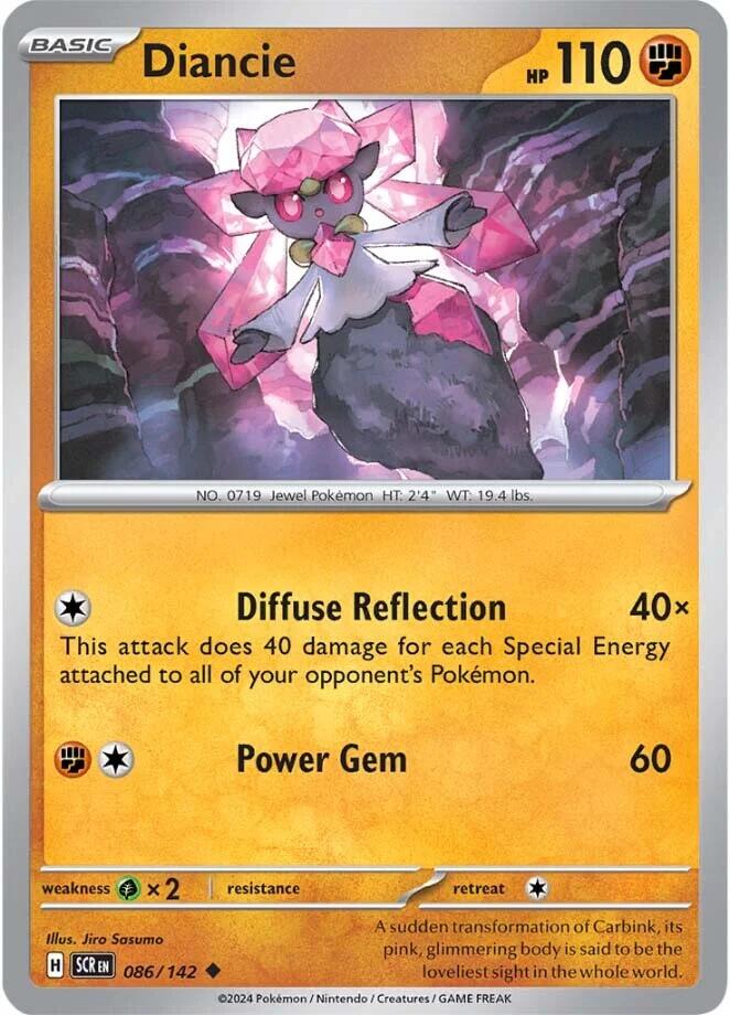 Diancie (086/142) [Scarlet & Violet: Stellar Crown] | Infinity Cards & Collectibles