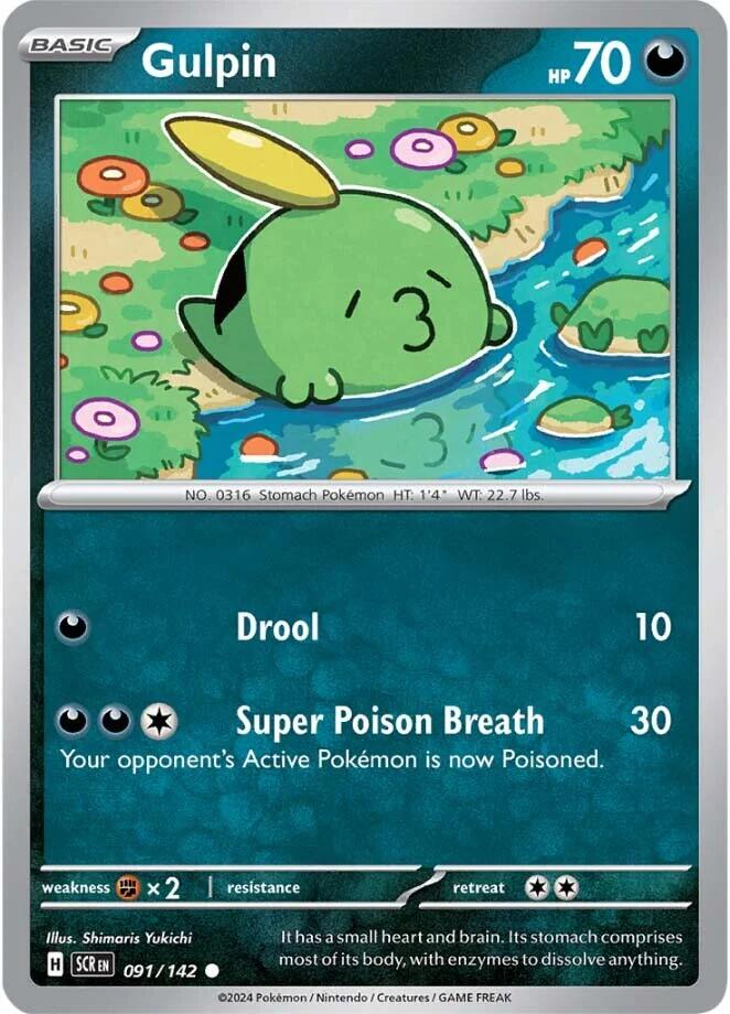 Gulpin (091/142) [Scarlet & Violet: Stellar Crown] | Infinity Cards & Collectibles